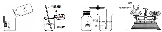 证明co  密度比空气大 b.稀释浓硫酸  c.测定空气里氧气的含量  d.