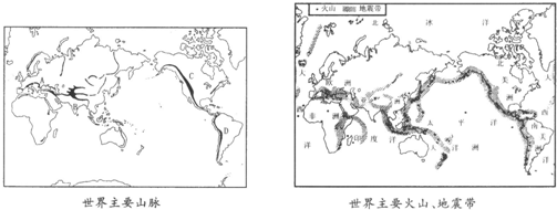 (1)山脉a______,b - 刷刷题