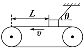 如图所示,质量为m的物体用细绳拴住放在水平粗糙传送带