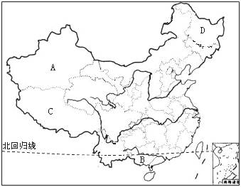 读下面的中国政区图和人口密度分布图回答:(12分)