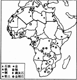 非洲工业分布图图片